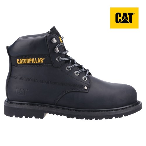 Caterpillar Powerplant ST HRO SRA Werkschoenen Heren Zwart (ADMK.NL)